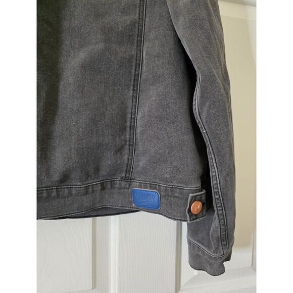 Mugsy Jeans Denim Jacket ACES Dark Grey XXL NWOT - Picture 8 of 11